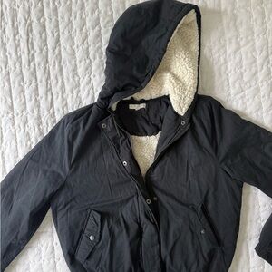 LA Hearts Cozy Charcoal Coat